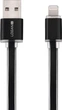 Кабель Logan Apple Lightning - USB 1 м Black (EL118-010BK) - изображение 2