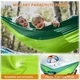 Туристический подвесной гамак с москитной сеткой Hammock Net Green 2,6 х 1,3 м зеленый - изображение 4