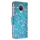 Чохол з малюнком Deexe Color Wallet для Nokia G10 / G20 - Tree with Flowers - зображення 4