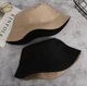 Панама Двухсторонняя Однотонная Бежевая, Унисекс WUKE One size - изображение 1