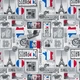Штора Франция/Серый,Красный,Синий 150/270 См (139734) (160381) - изображение 3