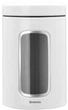 Емкость с крышкой для продуктов Brabantia Window Canister белая 1.4 л (306082) - изображение 1
