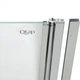 Штора на ванну Qtap Standard CRM407513APR стекло Pear 6 мм, 75х140 см, правая - изображение 6