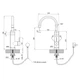 Кран для кухни проточный Lidz (NKS) 95 00 060 - изображение 2