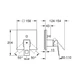 Внешняя часть смесителя без скрытой части GROHE Eurocube хром латунь 158x158мм 24062000 - изображение 2