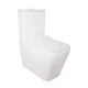 Унітаз-компакт Qtap Crow безобідковий з сідінням Soft-close QT05222170W - изображение 1