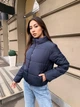 Зимова жіноча куртка дута коротка К&ML 0010 M-L (46-48) Синій ( 0010 - 04) - зображення 1