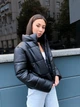 Зимова куртка з еко шкіри K&ML 05 M - L ( 46 - 48 ) Чорний ( 05 - 01) - зображення 3