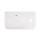 Умивальник Qtap Tern 450x260x155 White з донним клапаном QT17115117RW - зображення 1