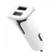 Автомобильное зарядное устройство Hoco Z31 Universe QC 3.0 2USB 3.4A B White - изображение 1