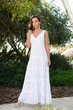 Длинное кружевное платье Fresh Cotton 21F-020C 44(M) Белый - изображение 3