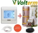 Тепла підлога Volterm Hot Mat 8,8м2/1500Вт/ 180Вт/м2 двожильний нагрівальний мат під плитку з сенсорним програмованим терморегулятором E91 - зображення 1