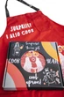 Фартух Cook YEAH з принтом Cooking Ninja (дружин) і регульованими застібками. Червоний. Подарункова упаковка. - зображення 7