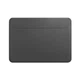 Чехол подставка для ноутбука из Эко-кожи WIWU Skin Pro Stand для MacBook Air / Pro 13-14 Gray (WP1303) - изображение 1