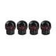 Ковпачки на ніпель Alitek Black Skull (Череп), 4 шт (67151) - зображення 1