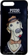 Панель PUZOO TPU Glossy Shiny Powder Art Dog для Apple iPhone 7 Plus/8 Plus Black Bean (FSH57783) - зображення 1