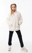 Худи для девочки OVERSIZE шампань ТШФ-157 DM SASHKA 134 р. - изображение 3