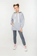 Худи для девочки OVERSIZE серое ТШФ-157 DM SASHKA 134 р. - изображение 2