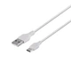 Зарядное устройство XO L35D 2.1A адаптер 2 USB + кабель Type C Белый - изображение 5