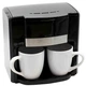 Кофеварка капельная для молотого кофе 500 Вт Rainberg RB-613 Pro Черный + 2 Чашки - изображение 2
