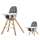 Стільчик для годування Carrello Prego CRL-9504 Palette Grey - зображення 2