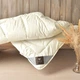 Одеяло Wool Premium шерстяное IDEIA зимнее 200х220 см, шерсть, натуральное, овечья шерсть, двойное, хлопок, супер теплое, натуральное щіл.400 - изображение 8