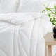 Одеяло бамбуковое всесезонное IDEIA Bamboo 140х210 см, искусственный пух, ткань с бамбуком, антиаллергенное, гипоаллергенное - изображение 10