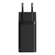 Зарядний пристрій Baseus GaN 2 PRO Quick Charger 65W (2 Type-C+USB) + кабель USB-C 100W для MacBook/iPad/iPhone/Android - зображення 8