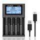 Зарядний пристрій Liitokala Lii-M4, 4 канали, Ni-Mh/Li-ion, USB Type-C, Powerbank, Test, LCD, Box - зображення 1
