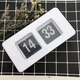 Часы перекидные Flip Clock Черные с белым циферблатом лофт - изображение 3