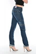 Джинсы OMAT jeans 9292 W 25 Синие - изображение 6