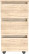 Тумба офисная DC Emma Дуб Сонома с роликами ordf (DC122209) - изображение 3