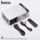 Мультимедийный проектор Hoco Multimedia projector DI08 1080P|HDMI, AV, 2хUSB, 3.5mm Silver (gr_017397) - изображение 2