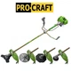Бензокоса ProCraft T4200 PRO (3 ножа (40Т победит, 3Т, 8Т) и 1 катушка-леска) штанга 28 см - изображение 3