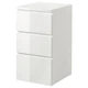 Комод MALM Ikea (Ікея) Колір Білий глянець, 904.240.52 - изображение 1