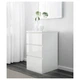 Комод MALM Ikea (Ікея) Колір Білий глянець, 904.240.52 - изображение 2