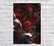 Постер BEGEMOT Мстители Супергерои MARVEL Алая ведьма Ванда Максимофф Scarlet Witch 61x90 см (1124071-1) - изображение 1
