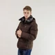 Пуховик Snowimage 52 коричневий 104-6156 - зображення 5