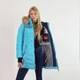 Пуховик Snowimage 44 голубой 312-3249 - изображение 7
