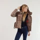 Пуховик Snowimage 40 бронзовий H118-6102 - зображення 4