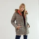 Пуховик Snowimage 44 оливковый 322-6184 - изображение 5