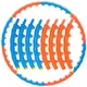 Обруч массажный хула хуп Hula Hoop MAGNETIC SP-Planeta Sport BY-021 диаметр 95 см Orange-Blue - изображение 1