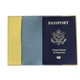 Обложка на паспорт из жолтой экокожи с рисунком девушки и ракушки Unique Covers(394 Passport Holder) - изображение 2