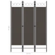 Ширма з 3 секцій Shumee 120 х 180 см антрацит 320701 - изображение 6