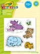 Zestaw naklejek Crayola Mini Kids Animals 175 szt. (CR-12599) - obraz 1