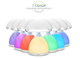 Нічник для дому UKC HUIAN HC-868 Colorful EYE mushroom lamp LED USB 7 colors світильник гриб, м'який лід нічник, лампа яка змінює колір Білий - зображення 2
