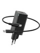 Зарядний пристрій Baseus GaN Quick Charger 45W (Type-C+USB) + кабель USB-C 60W для MacBook/iPad/iPhone/Android black - зображення 5