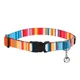Ошейник для Кошек BronzeDog Urban West Нейлоновый с Пластиковой Пряжкой и Колокольчиком Красный 10 мм 18-28 см (49/1353) - изображение 2