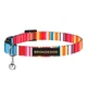 Ошейник для Кошек BronzeDog Urban West Нейлоновый с Пластиковой Пряжкой и Колокольчиком Красный 10 мм 18-28 см (49/1353) - изображение 4