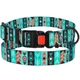 Ошейник Для Собак BronzeDog Urban Tribal с Пластиковой Пряжкой Инки Разноцветный 20 мм 30-40 см (51/1336) - изображение 1